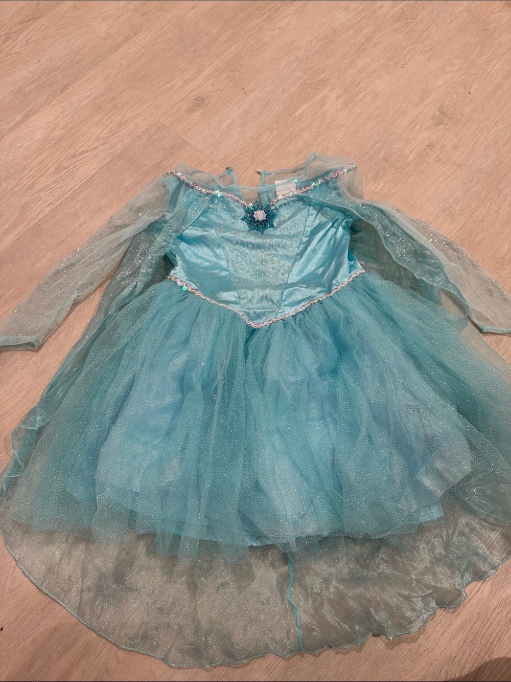 Elsa Sparkling Blue Costume Dress for Kids